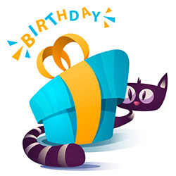 Birthday Cat Birthday Cat