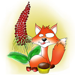Лис с Цветком Лис с Цветком
