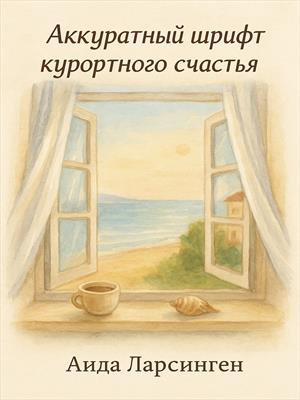 Аккуратный шрифт курортного счастья