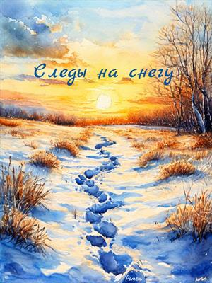 Следы на снегу