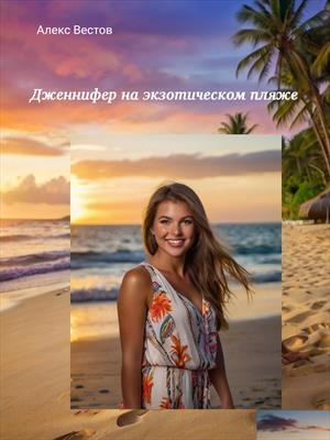 Джэннифер на экзотическом пляже