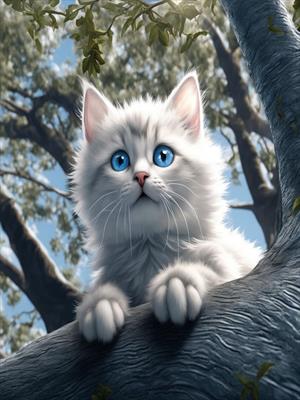 Котёнок и волшебное дерево